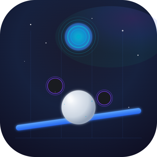 Cosmic Ball Maze - Physics-based space maze game with gravity mechanics