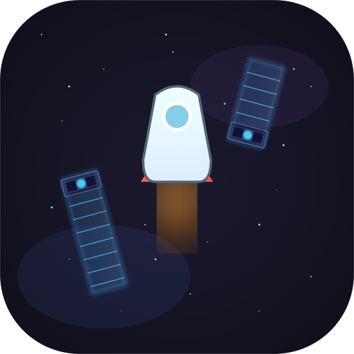 Super Flappy Rocket - Space-themed arcade flying game