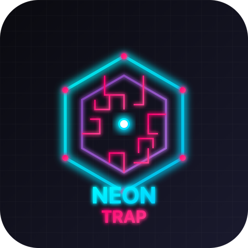 Neon Trap - Strategic wall-building arcade puzzler